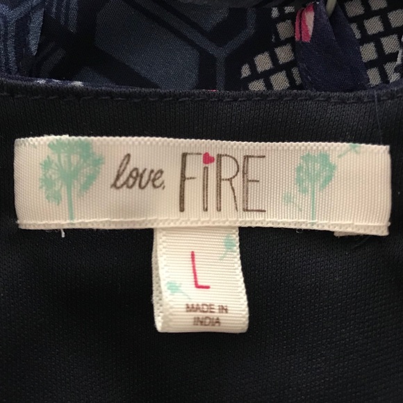 love, Fire Blousy Tank Top - Picture 7 of 7